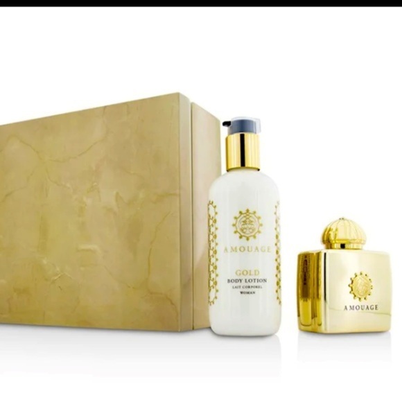 AMOUAGE GOLD WOMAN COLLECTION BOX woman #1 brand new in luxury wooden box - Picture 1 of 5